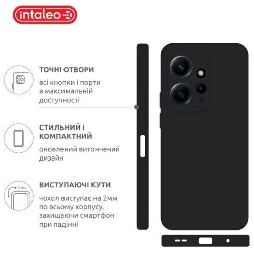 Чохол до мобільного телефона Intaleo SoftShell Xiaomi Redmi Note 12 Black (1283126567131)