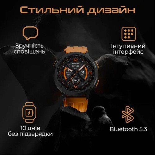Смарт-годинник HiFuture mix 3 orange (mix3.orange)