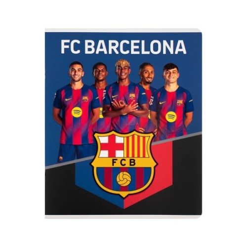 Зошит Kite FC Barcelona, 24 аркуша, клітинка (BC26-238)