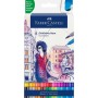 Художній маркер Faber-Castell акварельних двосторонніх Goldfaber Aqua Dual Marker, 18 кольорів (32363)