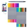 Художній маркер Faber-Castell акварельних двосторонніх Goldfaber Aqua Dual Marker, 18 кольорів (32363)