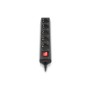Мережевий фільтр живлення REAL-EL RS-Protect M 1.8m, black (EL122300026)