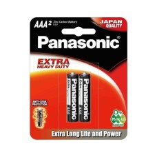 Батарейка AAA (R3) Extra Heavy Duty вугільно-цинкова 2pcs Blister Panasonic (R03PT/2B)