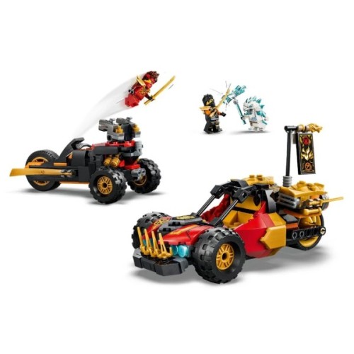 Конструктор LEGO NINJAGO Комбіновані транспортні засоби Кая та Коула (71864)