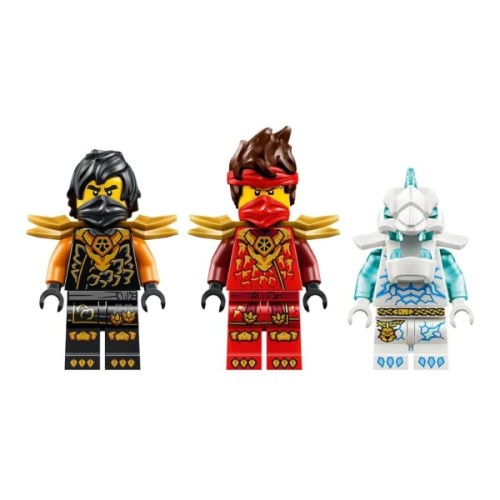 Конструктор LEGO NINJAGO Комбіновані транспортні засоби Кая та Коула (71864)