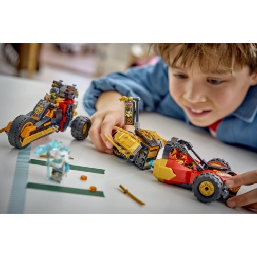 Конструктор LEGO NINJAGO Комбіновані транспортні засоби Кая та Коула (71864)