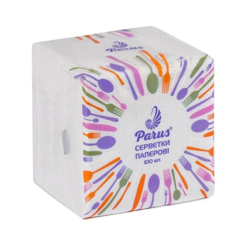 Серветки столові Parus 1 шар 100 шт. (4820044170073)