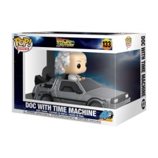 Фігурка Funko Pop Rides серії Назад у майбутнє - Док у машині часу (86449)