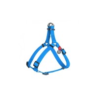 Шлея для собак WAUDOG Waterproof з QR паспортом L Ш 25 мм Д 60-90 см блакитна (27672)