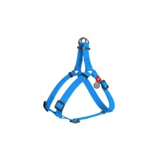 Шлея для собак WAUDOG Waterproof з QR паспортом L Ш 25 мм Д 60-90 см блакитна (27672)