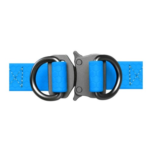 Шлея для собак WAUDOG Waterproof з QR паспортом L Ш 25 мм Д 60-90 см блакитна (27672)