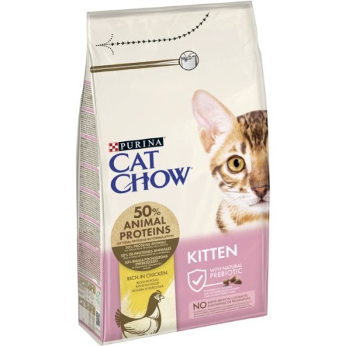 Сухий корм для кішок Purina Cat Chow Kitten з куркою 1.5 кг (5997204513984)