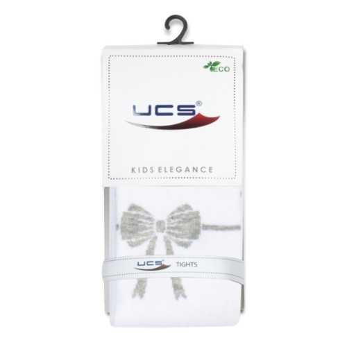 Колготки дитячі UCS Socks з бантом (M0C0301-1441-5G-white)