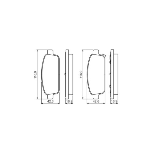 Гальмівні колодки Bosch 0 986 495 259