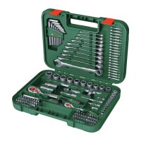 Набір інструментів Bosch 1/2", 1/4", 132шт, CrV (1.600.A02.Z9B)
