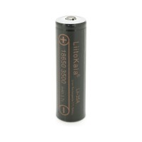 Акумулятор 18650 3500mah (3300-3500mah), 3.7V(2.75-4.2V), Black Liitokala (Lii-35A-JT)