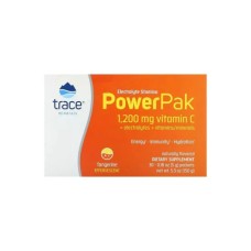 Вітамінно-мінеральний комплекс Trace Minerals Електроліти, смак мандарину, Electrolyte Stamina PowerPak, 30 пакето (TMR-00349)