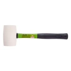 Киянка Alloid гумова, 450г, біла, ручка з фібергласу (RM-15450F)