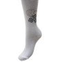 Колготки дитячі BNM з квітами зі страз (M0C0302-1183-11G-white)
