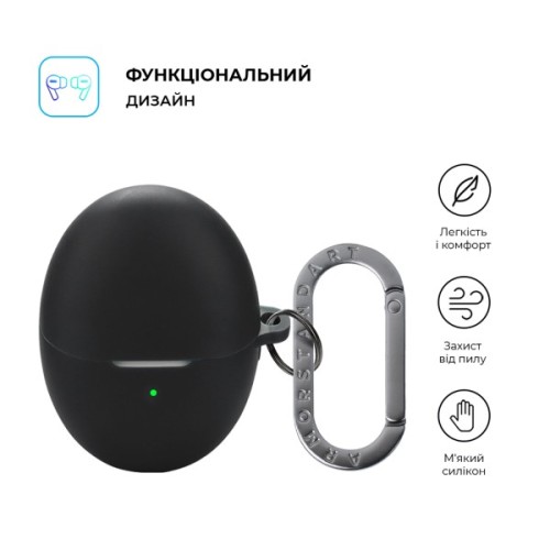 Чохол для навушників Armorstandart Hang Case For Huawei FreeBuds 6 Black (ARM86142)