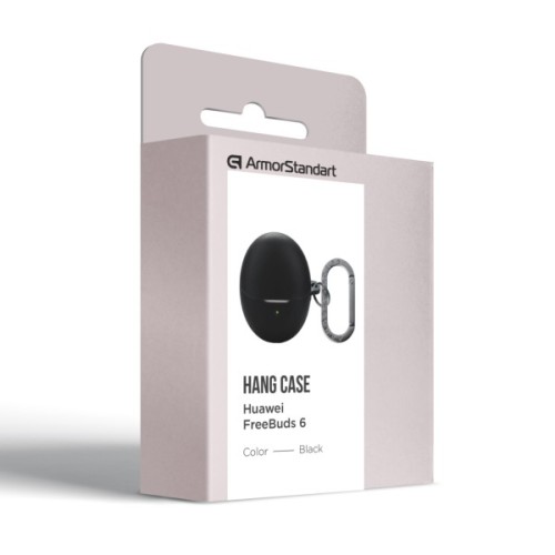 Чохол для навушників Armorstandart Hang Case For Huawei FreeBuds 6 Black (ARM86142)