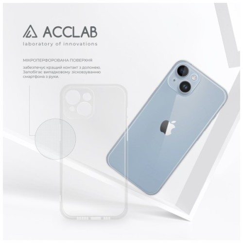 Чохол до мобільного телефона ACCLAB TPU Apple iPhone 14 Plus Transparent (1283126553028)