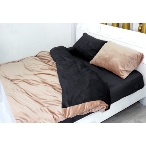 Постільна білизна MirSon Велюр Winter Frost 28-0004 + 28-0007 Saintpaulia Velvet 200х220 (2200004011042)