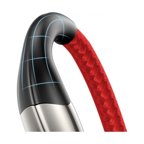 Дата кабель USB 2.0 AM to Lightning 2.0m 2.4A red Baseus (CALSP-C09)