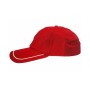 Кепка coFEE Plain canvas червоний (4037-5 CO)
