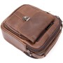 Сумка Vintage На два відділення Коричнева (20396)