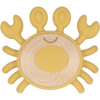 Прорізувач Canpol babies дерев'яно-силіконова Краб (80/306)