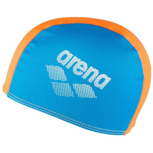 Шапка для плавання Arena Polyester II JR 002468-730 блакитний, помаранчеви (3468336218143)