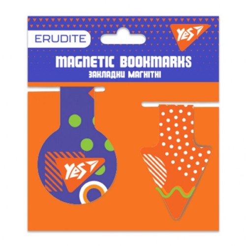 Закладки для книг Yes магнітні Erudite, 2 шт (707919)