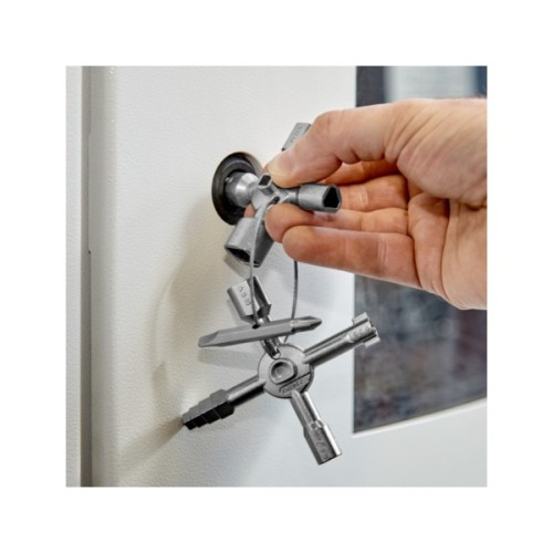 Ключ KNIPEX TwinKey для електрошаф (00 11 01)