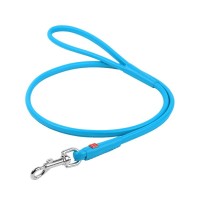 Повідець для собак WAUDOG Glamour круглий XS d 6 мм Д 122 см блакитний (33802)