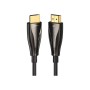 Кабель мультимедійний HDMI M to HDMI M 20.0m V2.0 Optical 4K 60Hz 18Gbps Dolby 7.1 PVC black Vention (ALABQ)