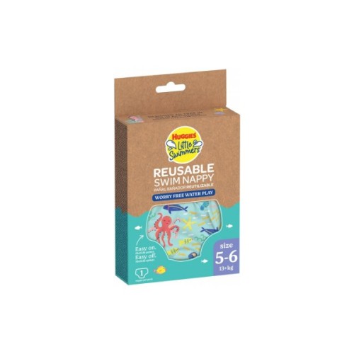 Підгузки Huggies Little Swimmers Розмір 5-6 багаторазові для плавання 1 шт (5029053583068)