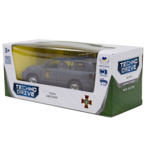 Машина TechnoDrive серії Шеврони Героїв - Toyota Land Сruiser - Рубіж (KM6010)