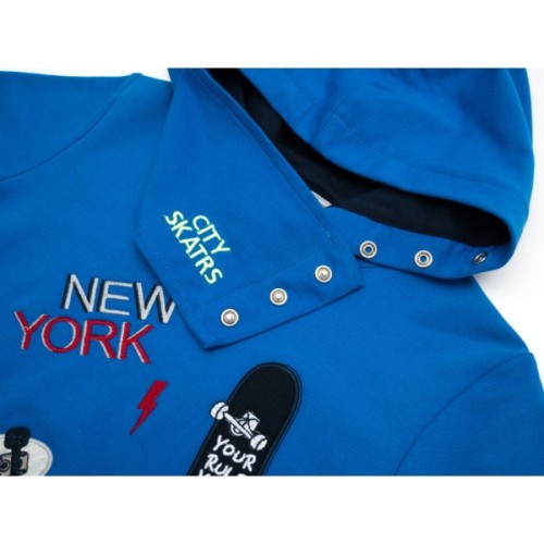 Кофта дитяча Breeze зі скейтом (14448-128B-blue)