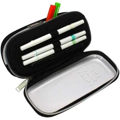 Пенал Cool For School 2 відділення Чорний (CF87184)