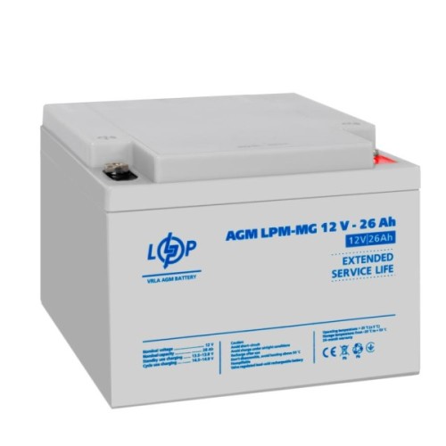 Батарея до ДБЖ LogicPower LPM MG 12В 26Ач (37336)