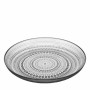 Тарілка Ardesto Verbena, 24.5см, скло, сірий (AR5034)