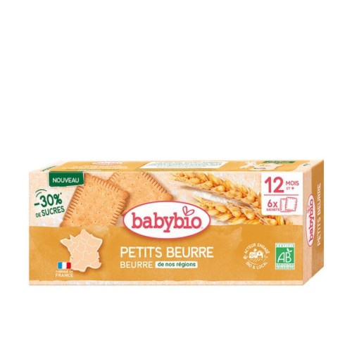 Дитяче печиво BabyBio Органічне масляне від 12 місяців 120 г (50025)