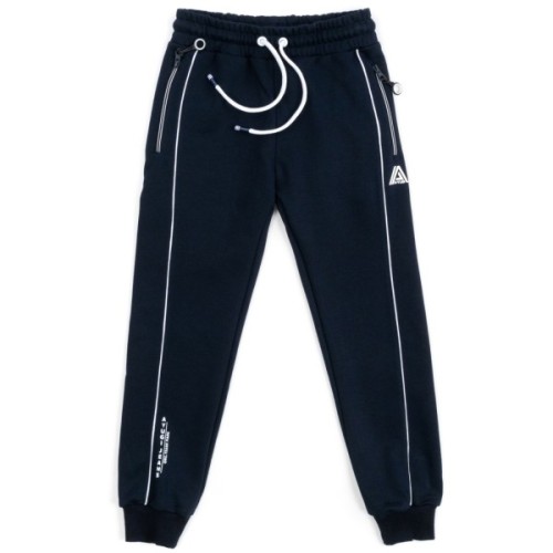 Штани дитячі A-Yugi спортивні на манжетах (7053-146B-blue)