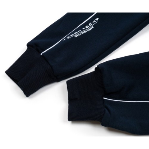 Штани дитячі A-Yugi спортивні на манжетах (7053-146B-blue)