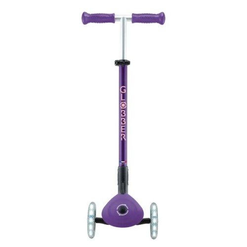 Самокат Globber серії Elite Lights фіолетово-рожевий Колеса з підсвічуванням (439-603-3)