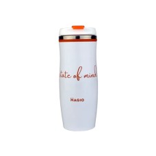 Термокружка Magio State of Mind 400 мл Біла (MG-1038)