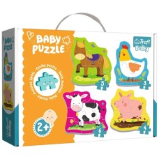 Пазл Trefl Baby Classic Тварини на фермі (5900511360707)