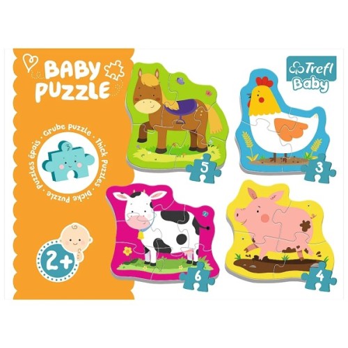 Пазл Trefl Baby Classic Тварини на фермі (5900511360707)