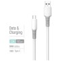 Дата кабель USB 2.0 AM to USB-C 1.0m 3A liquid silicone white ColorWay (CW-CBUC093-WT)